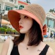 Beach Dome Bucket Hat Hollow Out Visor Bonnet For Women